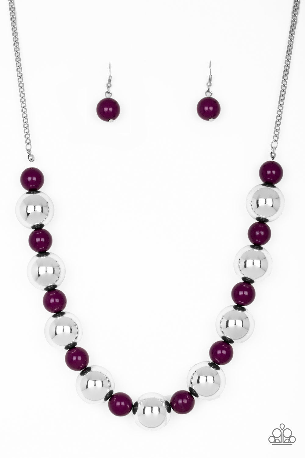 Top Pop - Purple Paparazzi Necklace