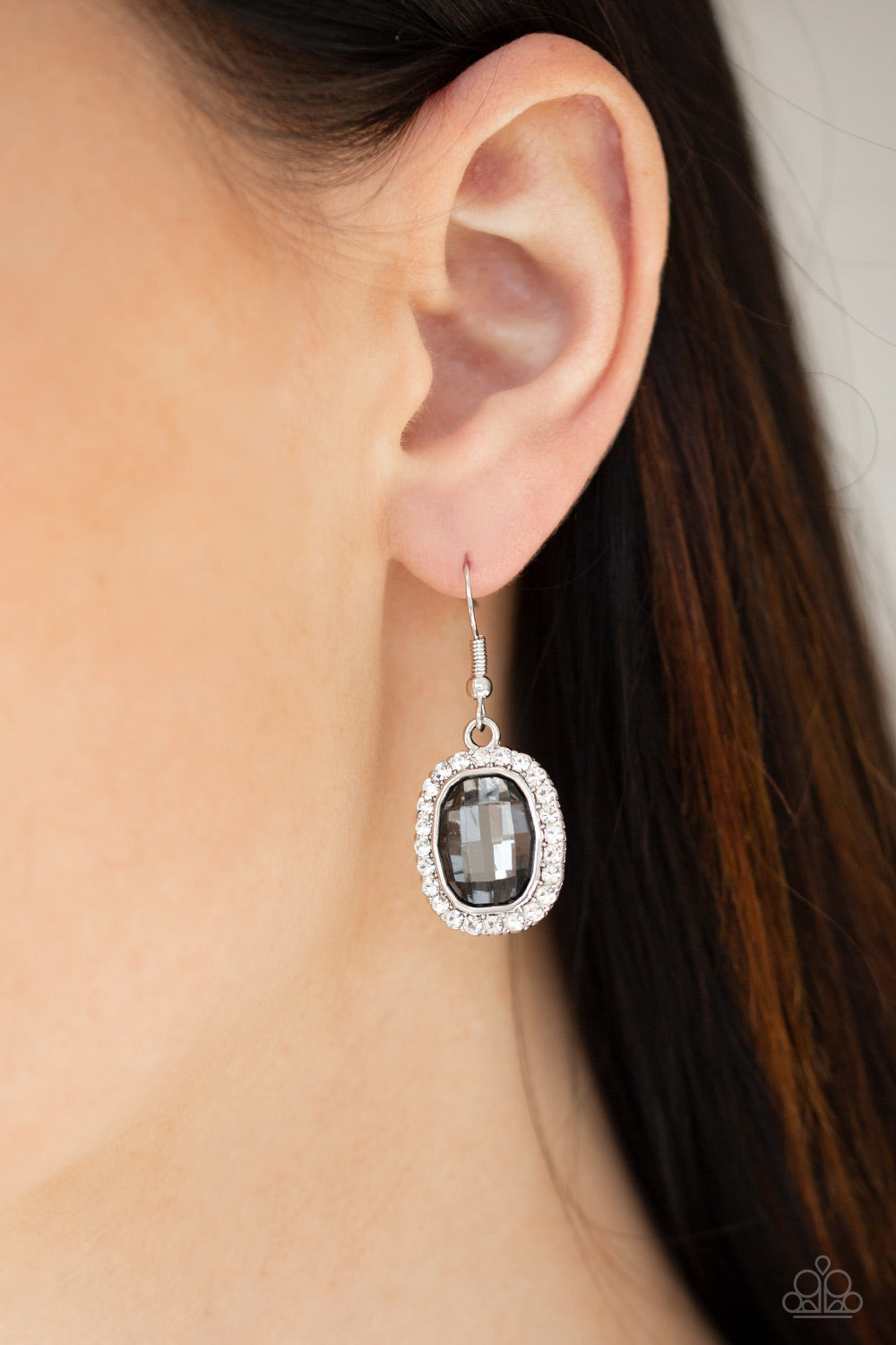 The Modern Monroe - Silver Paparazzi Earrings