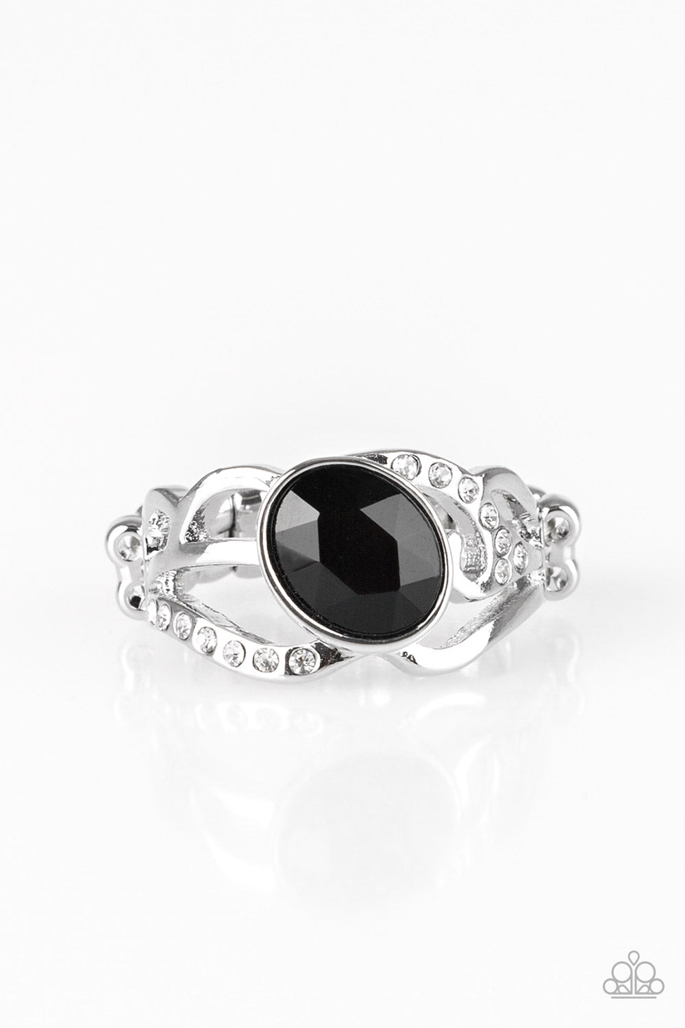 Couldnt Care FLAWLESS - Black Paparazzi Ring