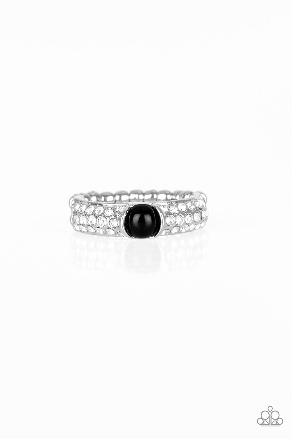 Brighten Your Day - Black Paparazzi Ring