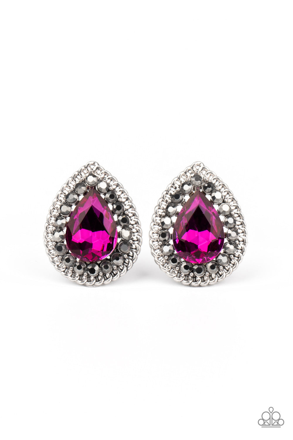 Debutante Debut - Pink Paparazzi Earrings