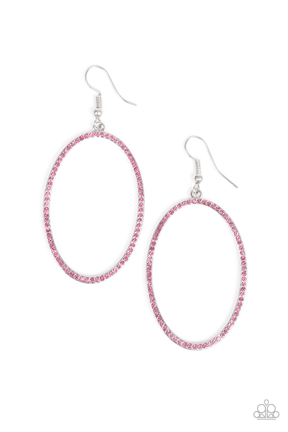 Dazzle On Demand - Pink Paparazzi Earrings