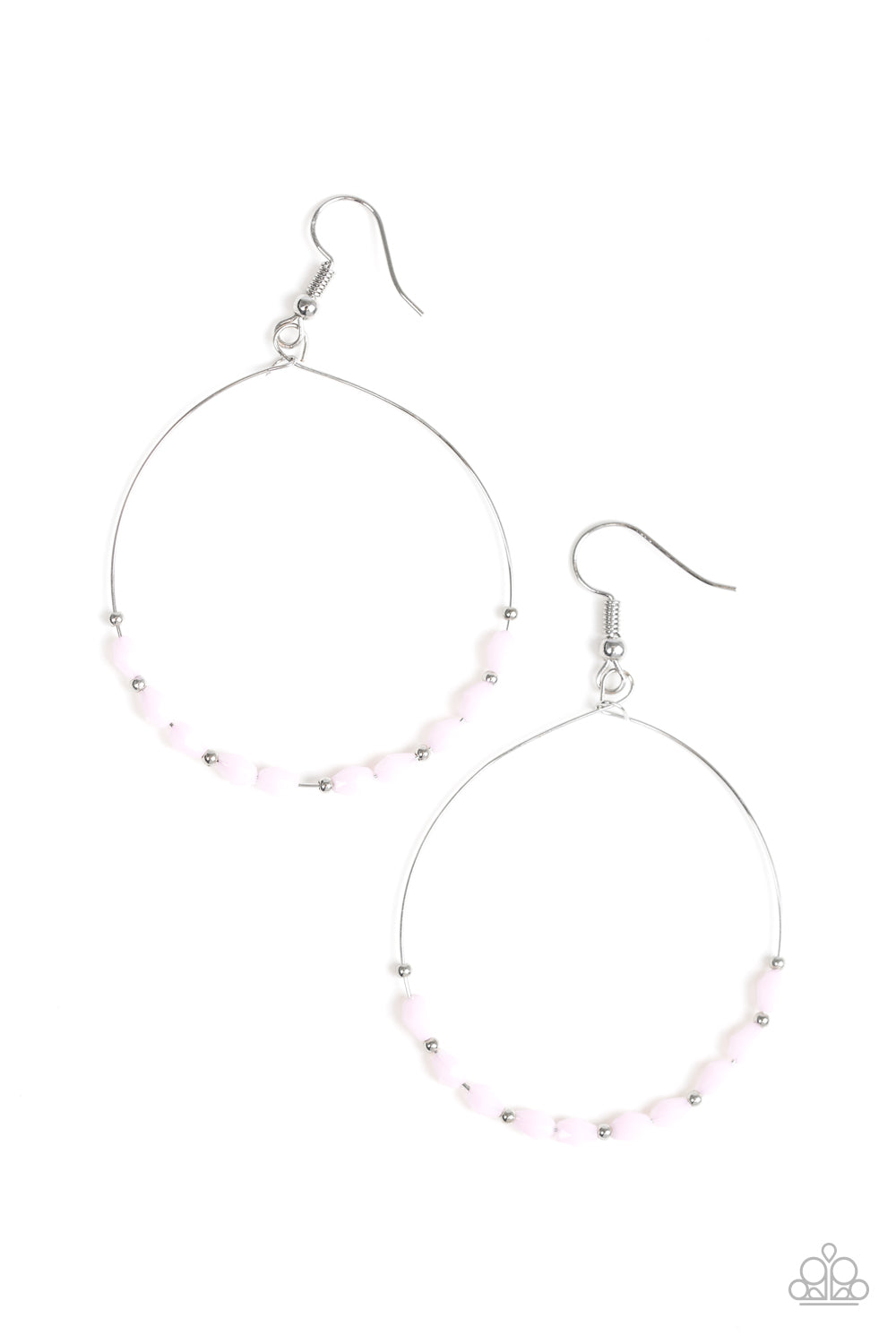 Prize Winning Sparkle - Pink Paparazzi Earrings