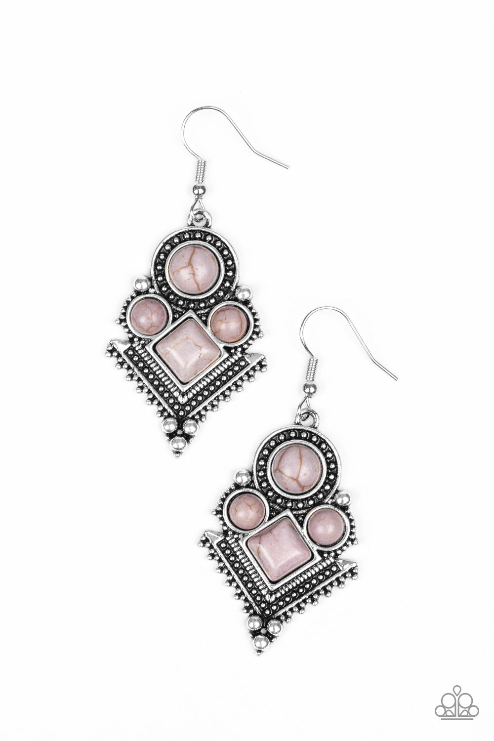 So Sonoran - Silver Paparazzi Earrings