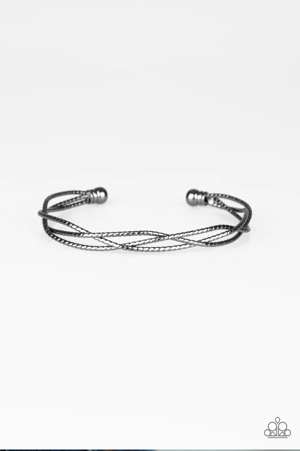 Twist Of The Wrist Black Paparazzi Bracelet