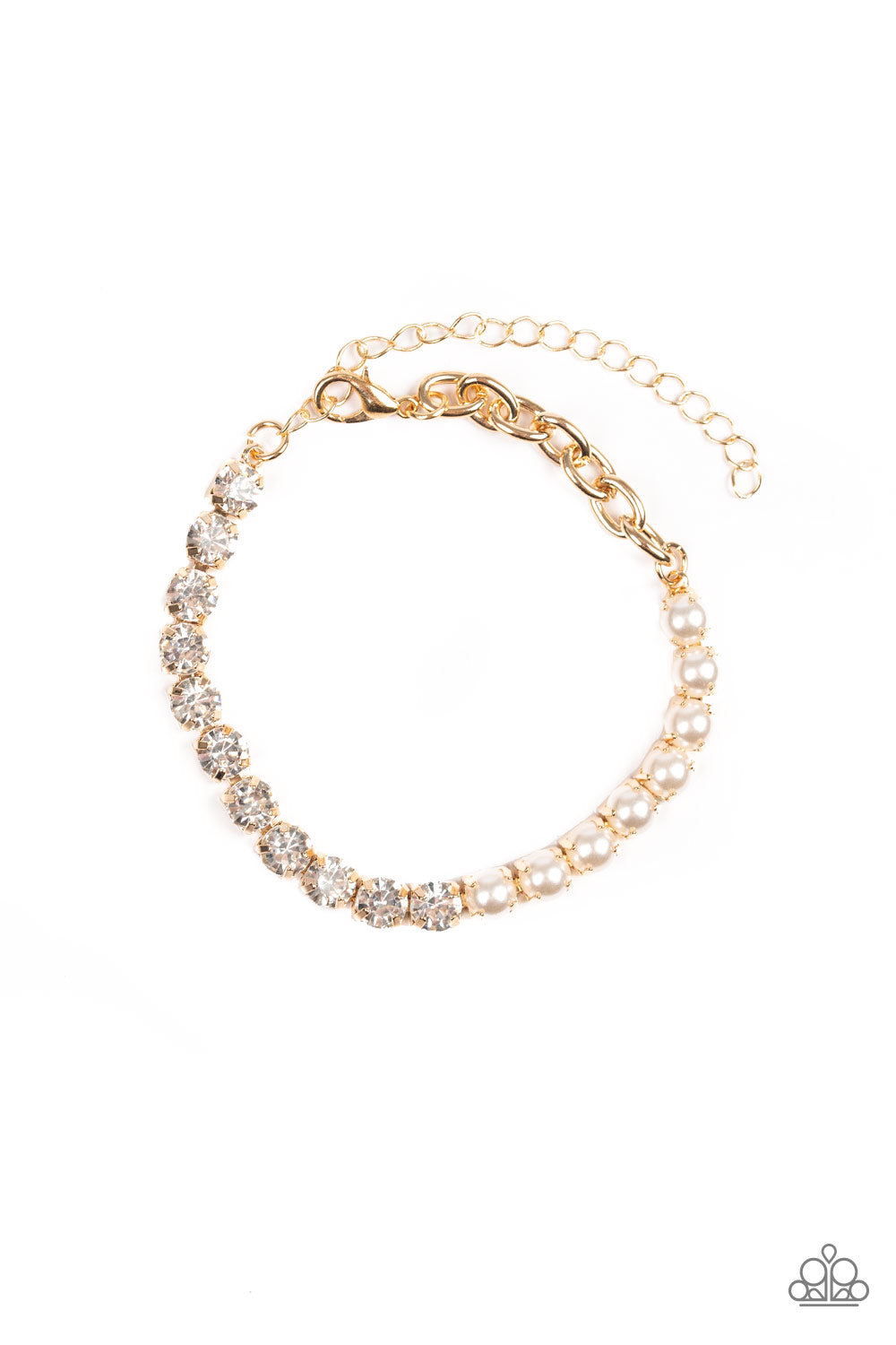 Out Like A SOCIALITE - Gold Paparazzi Bracelet