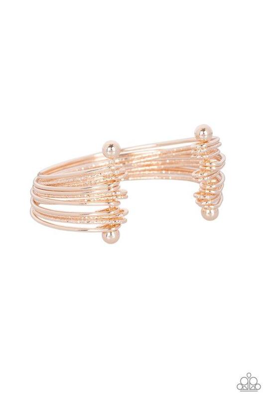 Endlessly Empress Rose Gold Paparazzi Bracelet