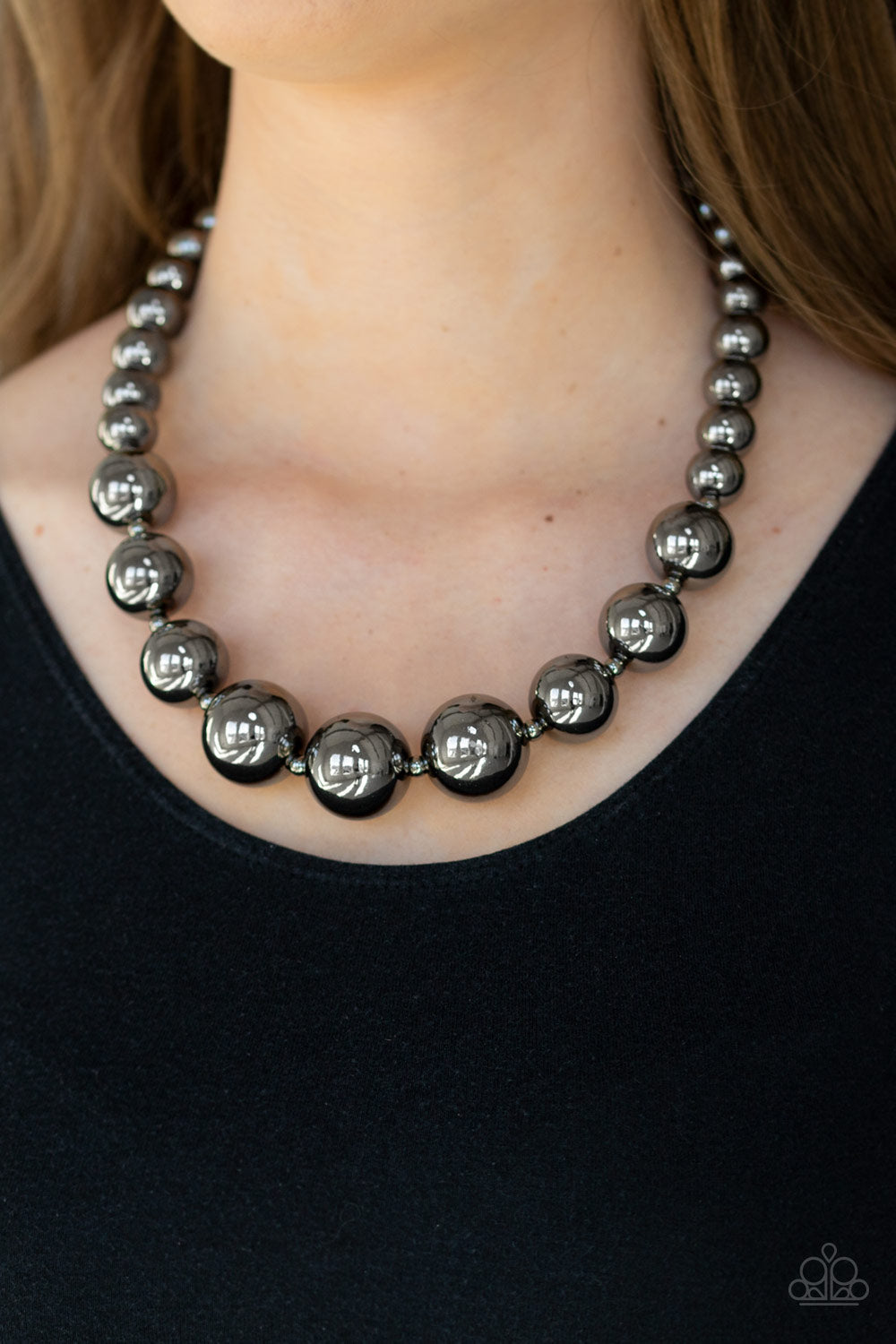Living Up to Reputation Black Paparazzi Necklace
