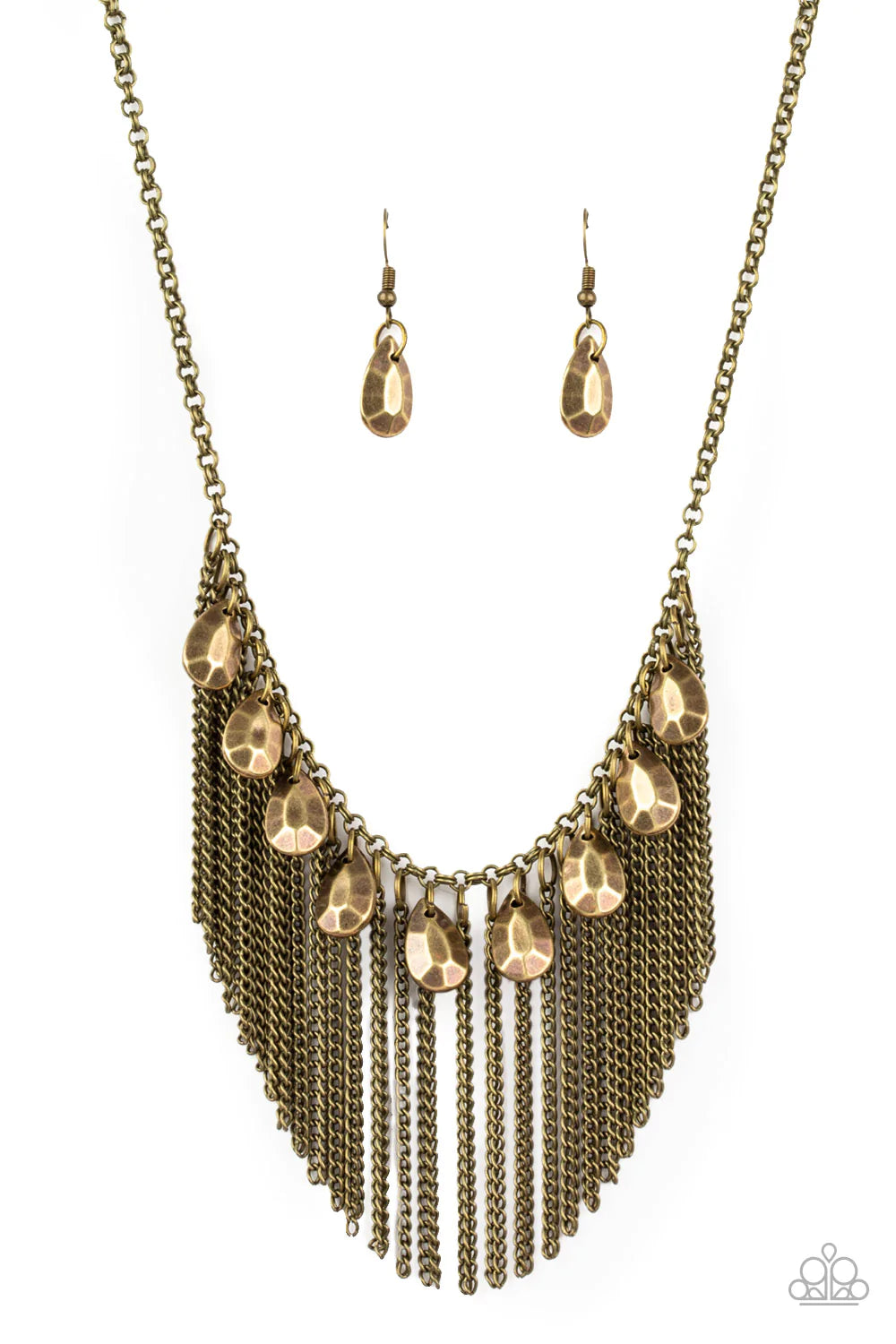 Bragging Rights Brass Paparazzi Necklace