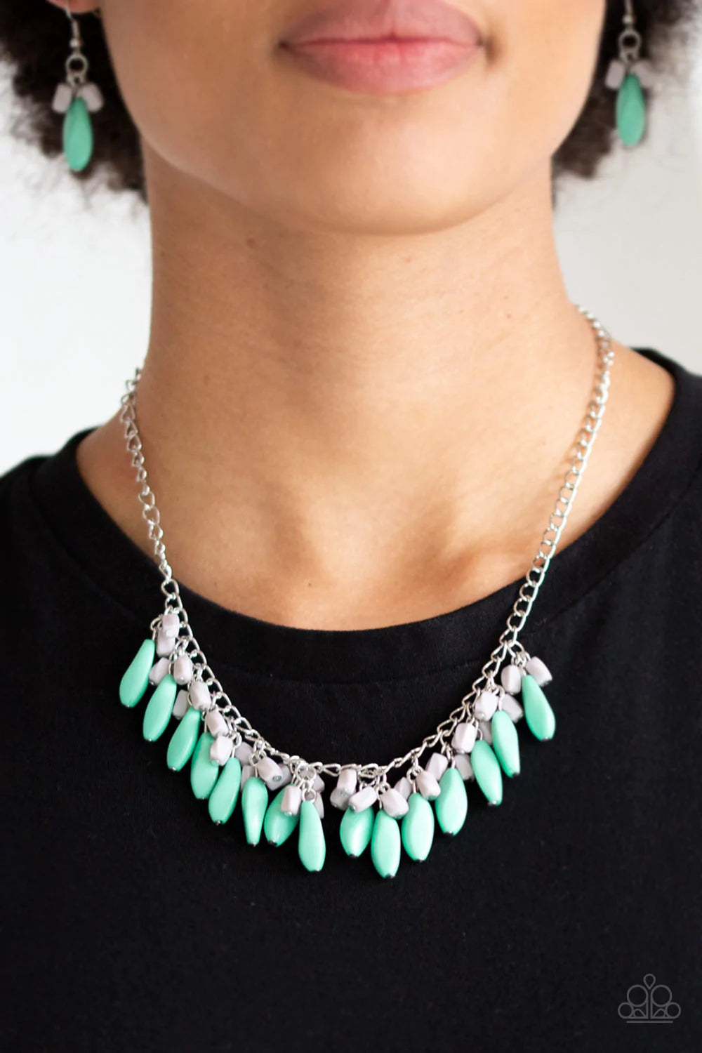 Bead Binge - Green Paparazzi Necklace