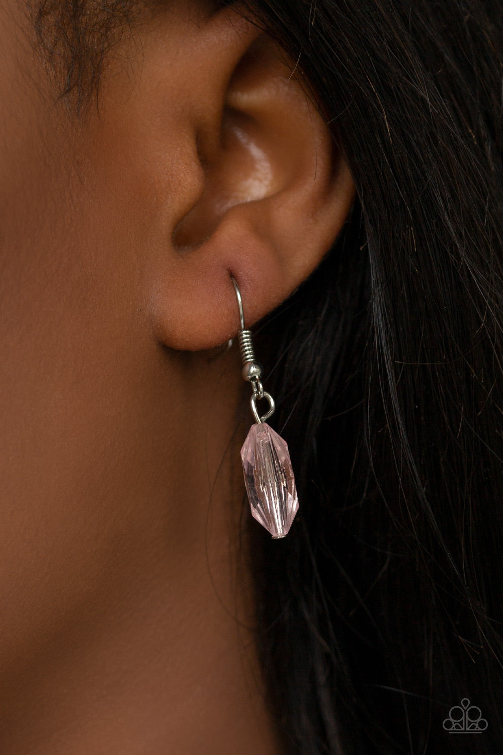 GLOW And Steady Wins The Race - Pink Paparazzi Necklace