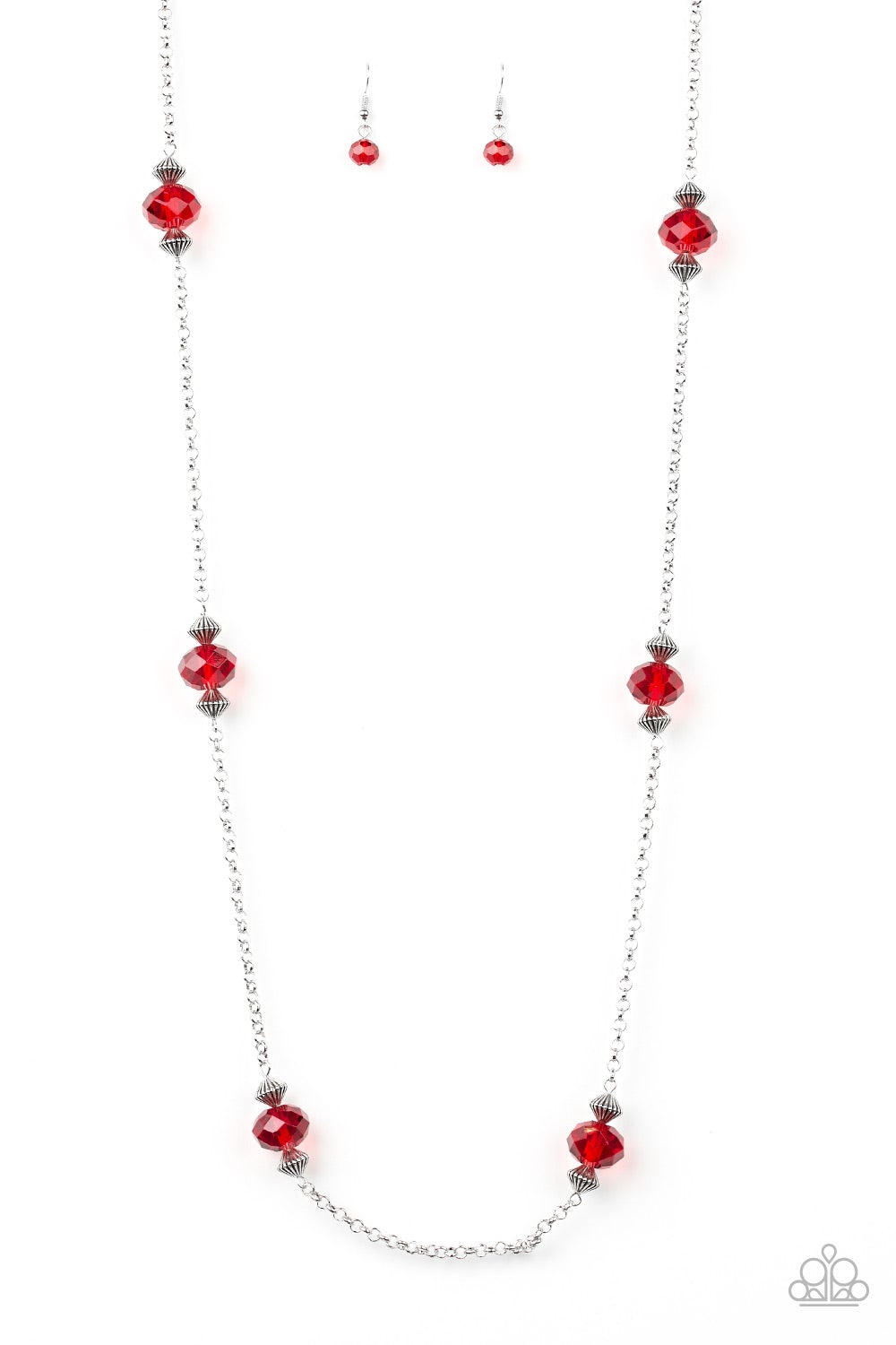 Season of Sparkle Red Paparazzi Necklace