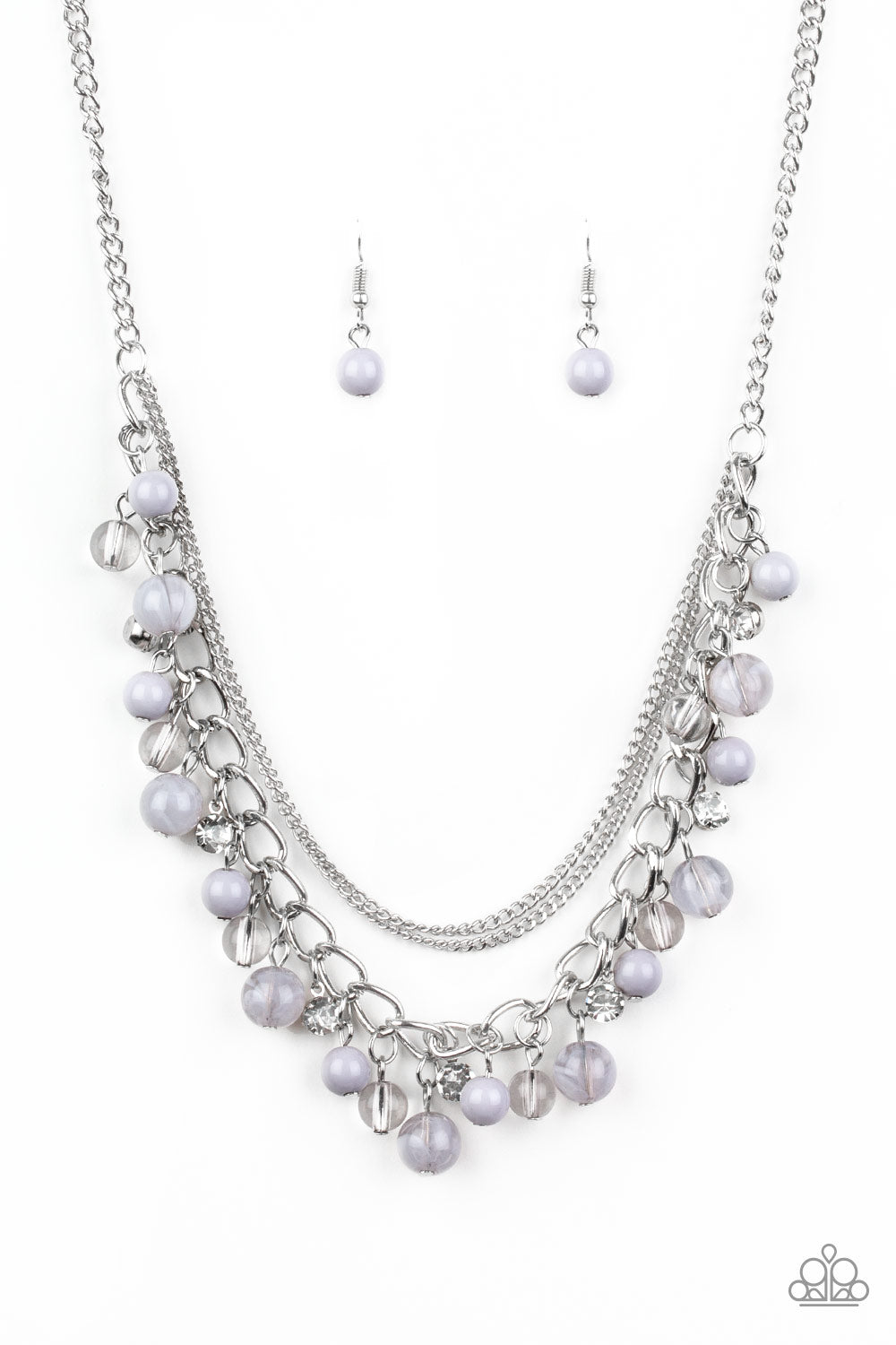 Wait and SEA - Silver Paparazzi Necklace