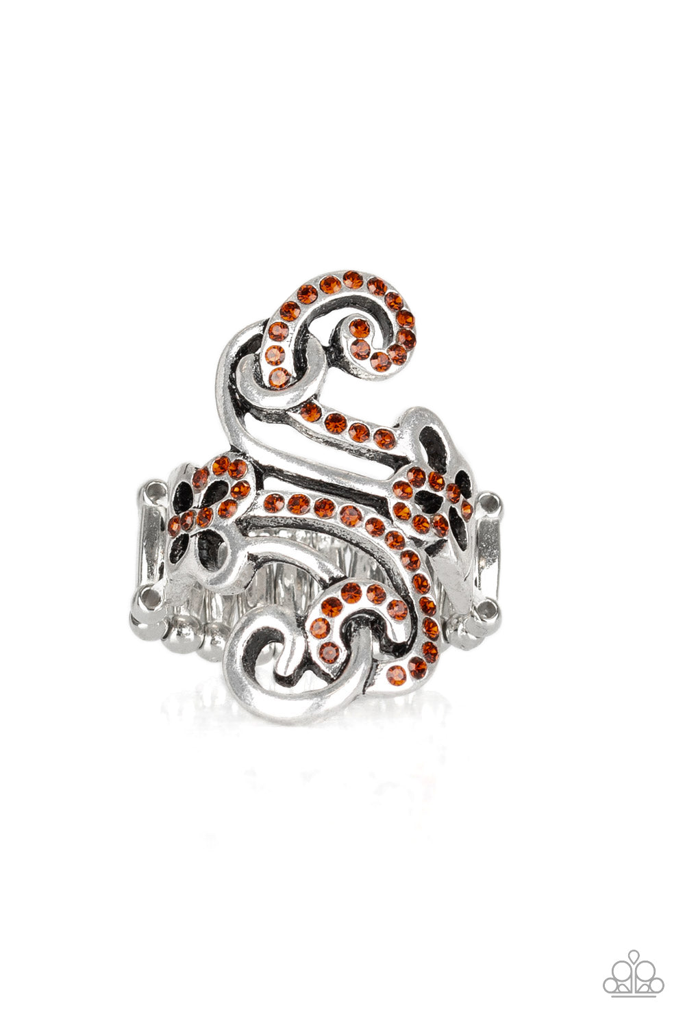 Waltzing Wonders - Brown Paparazzi Ring
