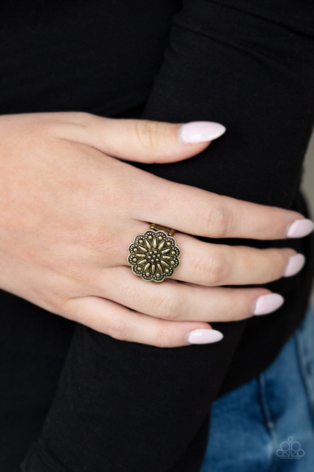 Desert Sunflower - Brass Paparazzi Ring