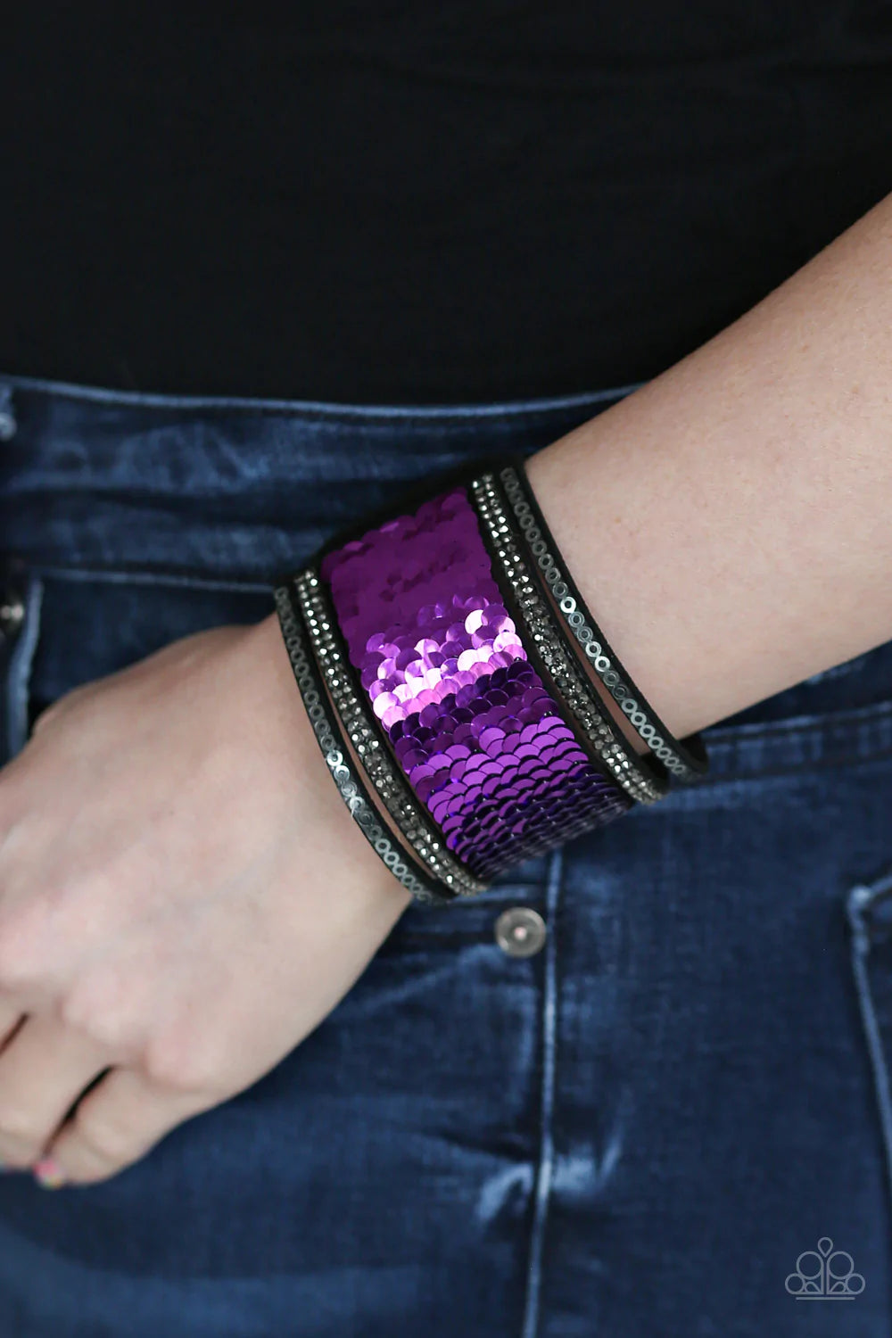 Heads or Mermaid Tails Purple Paparazzi Urban Bracelet