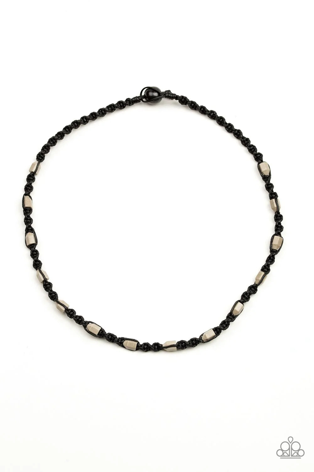 Rockin Rockslide Black Paparazzi Urban Necklace