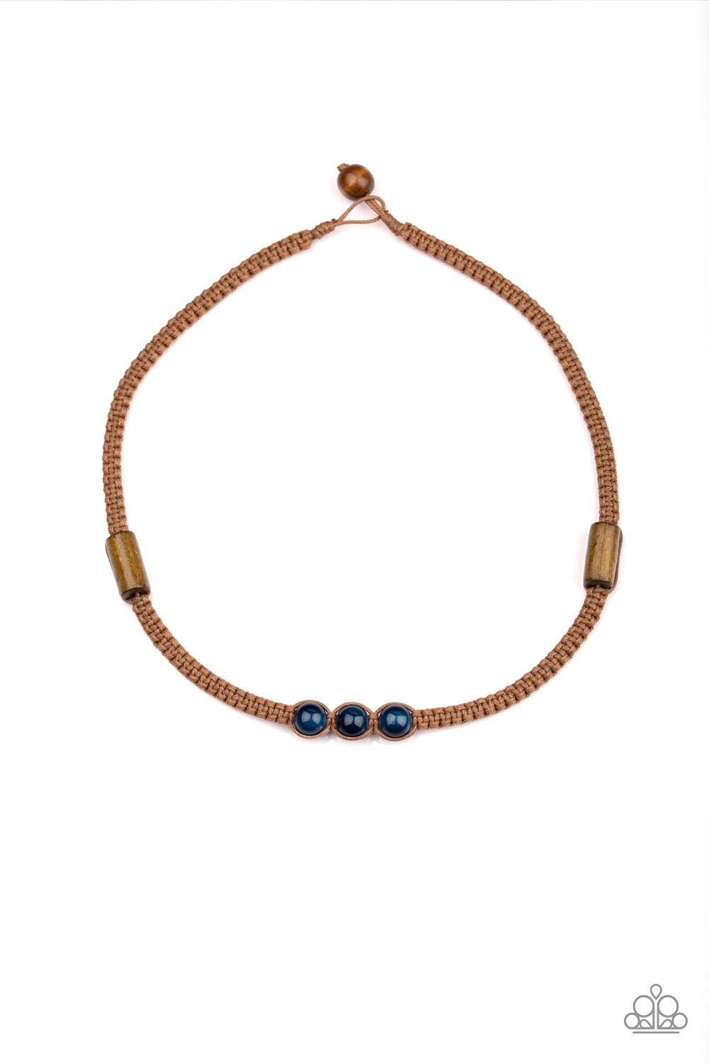 Honolulu Hustler - Blue Paparazzi Urban Necklace