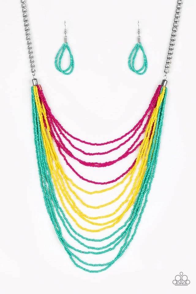 Paparazzi sea new arrivals bead necklace