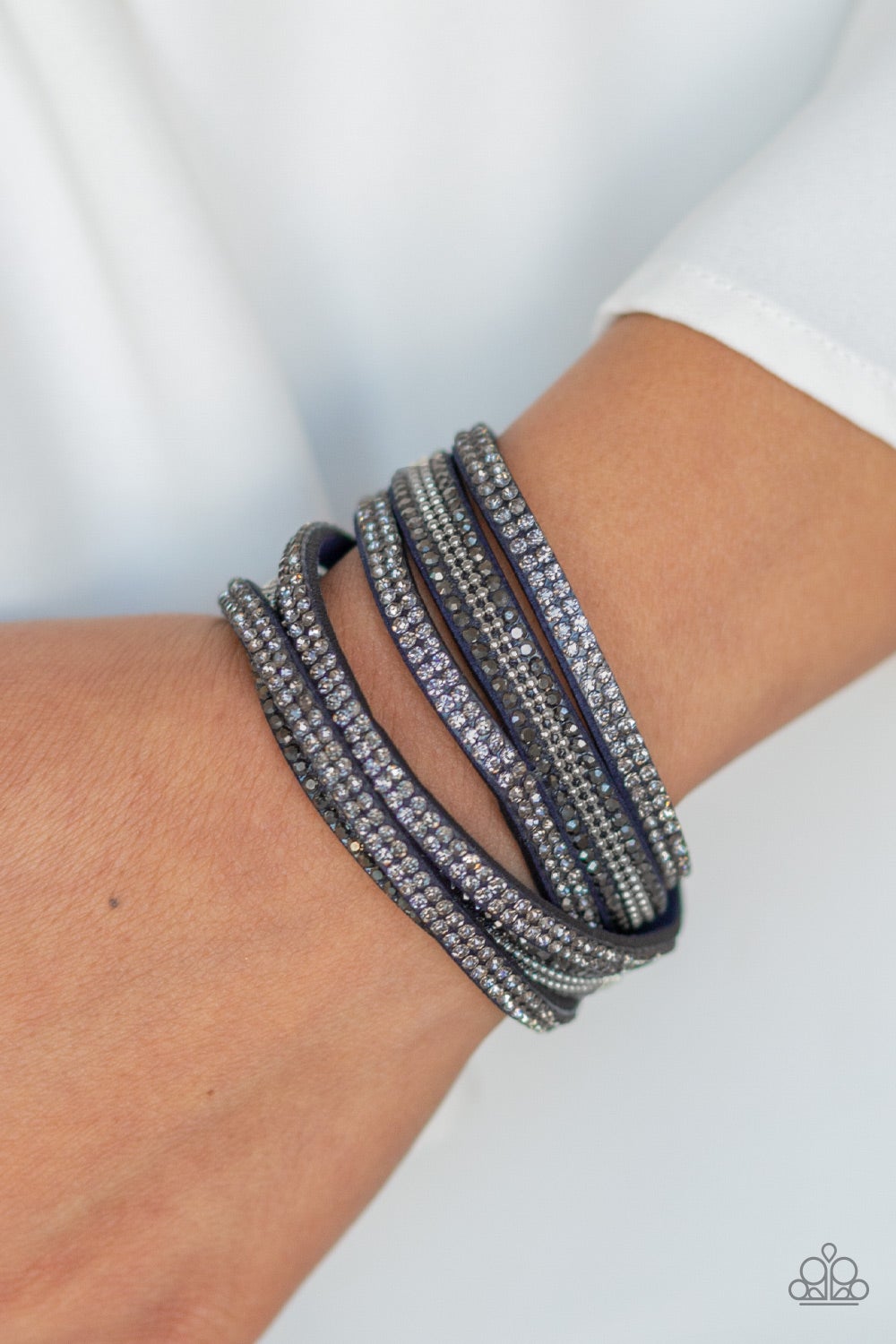 Royal Razzle Blue Paparazzi Urban Bracelet