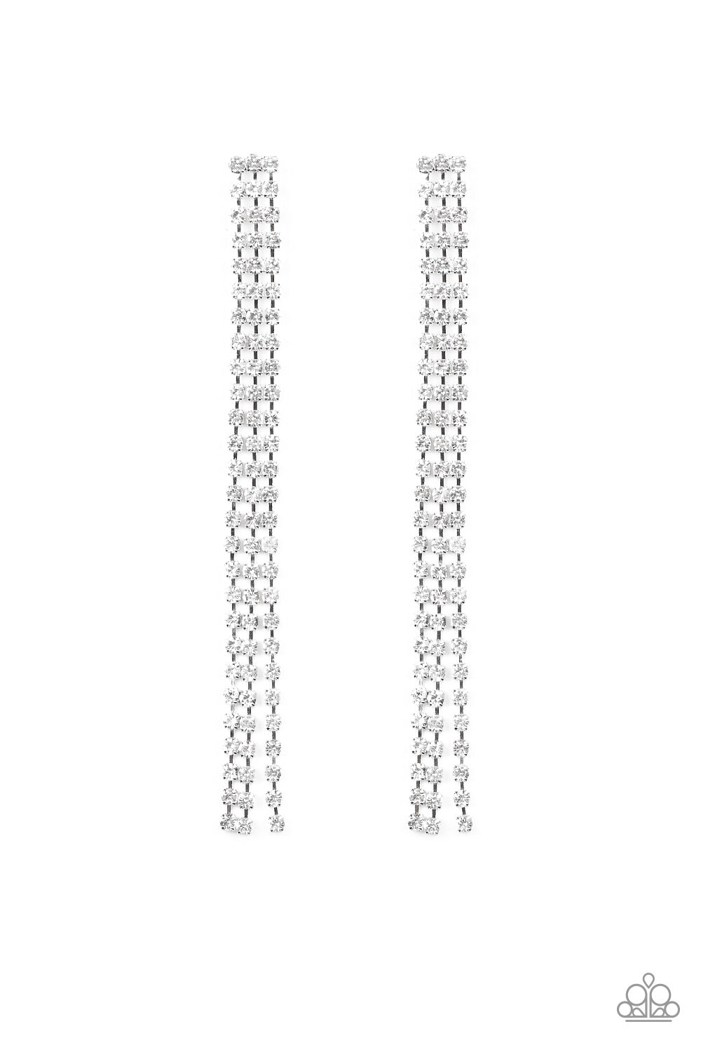 Stellar Starlight - Black Paparazzi Earring