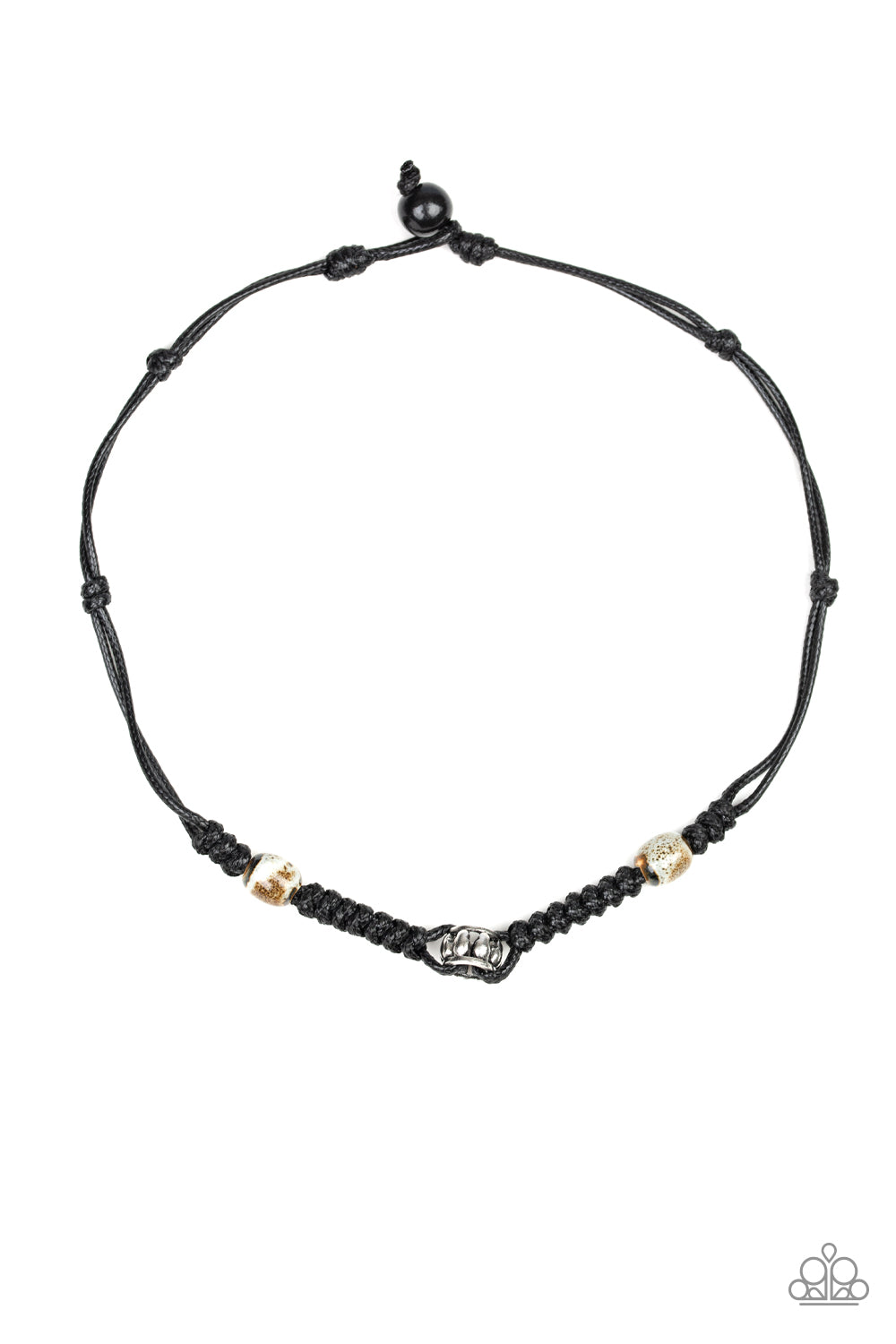 Beach Break - Silver Paparazzi Urban Necklace