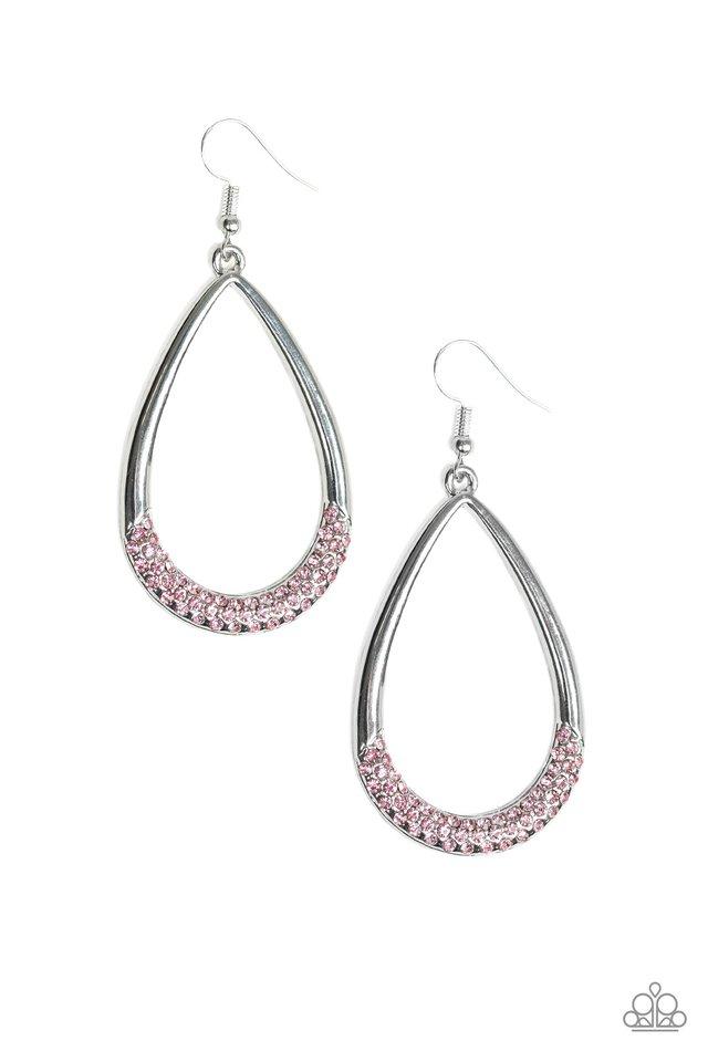 Take a Dip - Pink Paparazzi Earrings