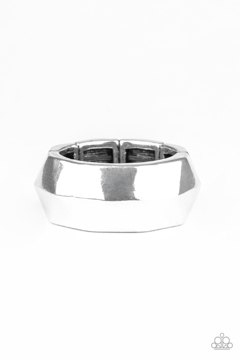 Industrial Mechanic - Silver Paparazzi Urban Ring
