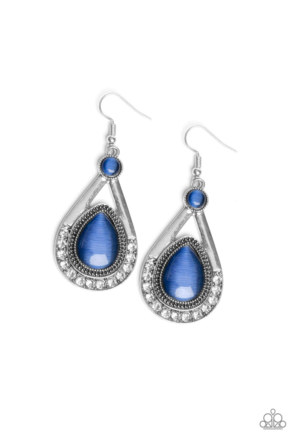 Pro Glow Blue Paparazzi Earrings