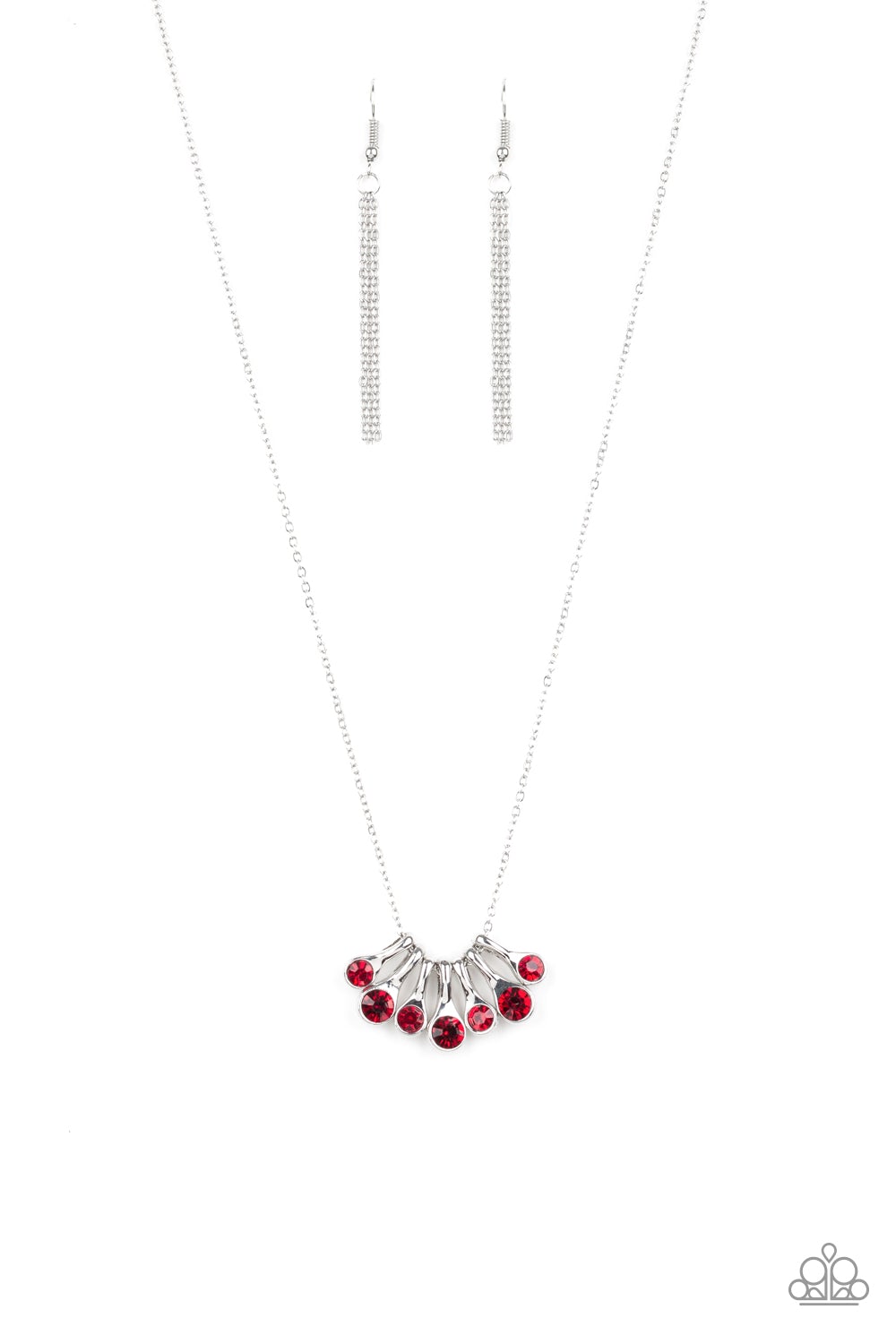 Slide Into Shimmer Red Paparazzi Necklace