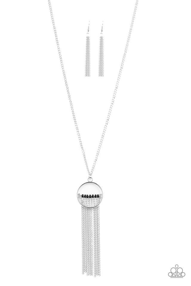 Terra Tassel - Black Paparazzi Necklace