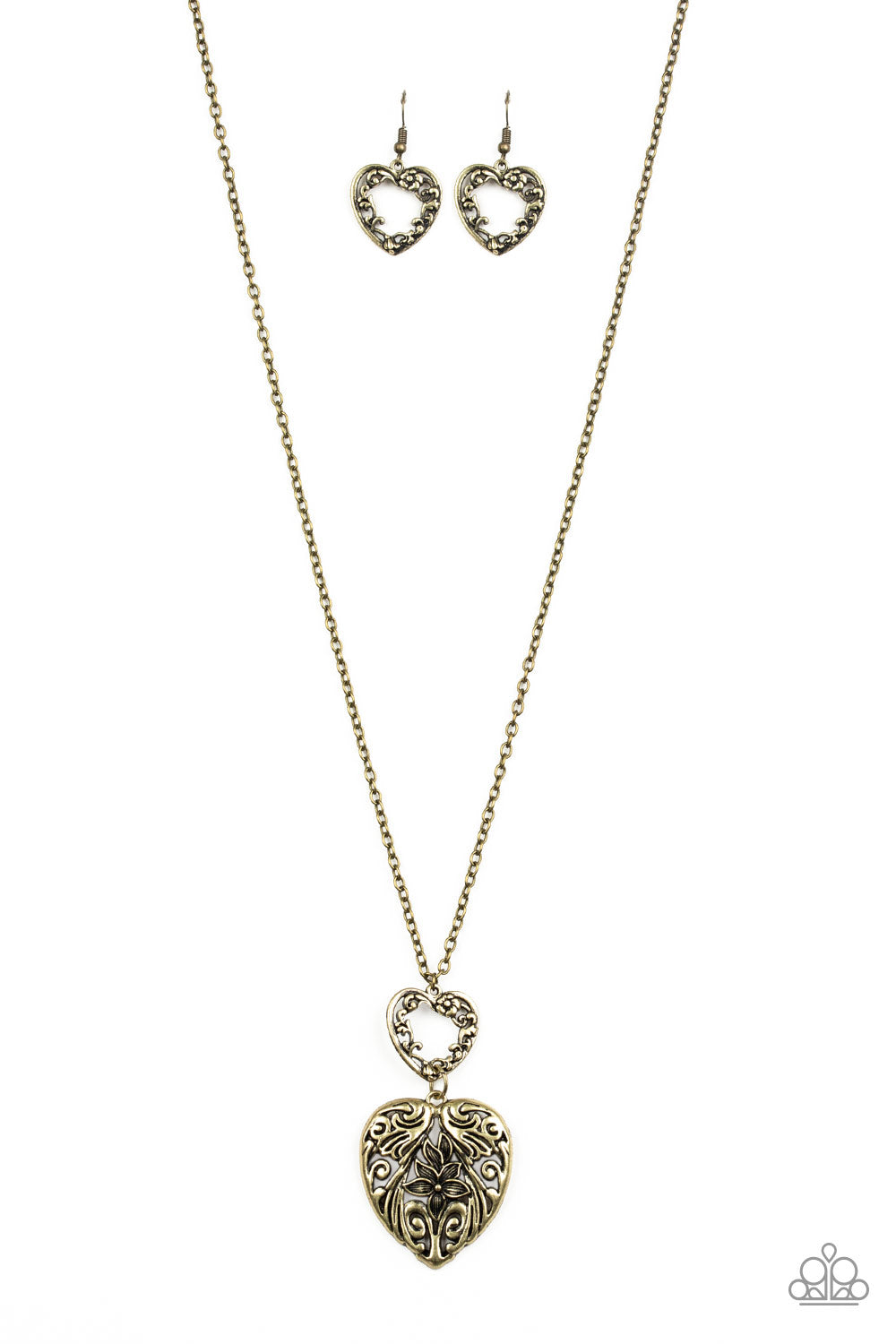 Garden Lovers - Brass Paparazzi Necklace