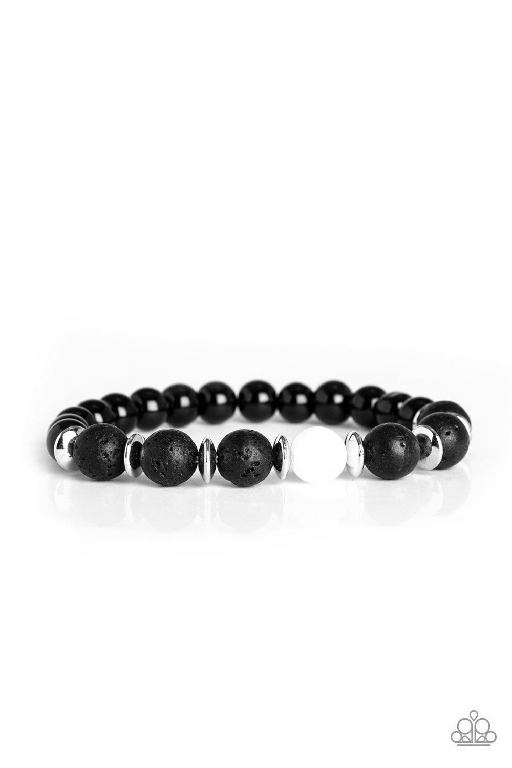 Intent - White Urban Lava Bracelet