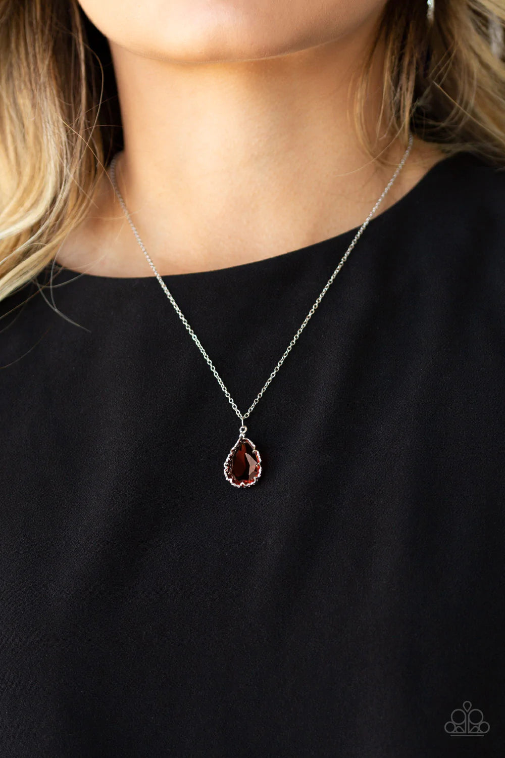 Metro Twinkle Brown Paparazzi Necklace