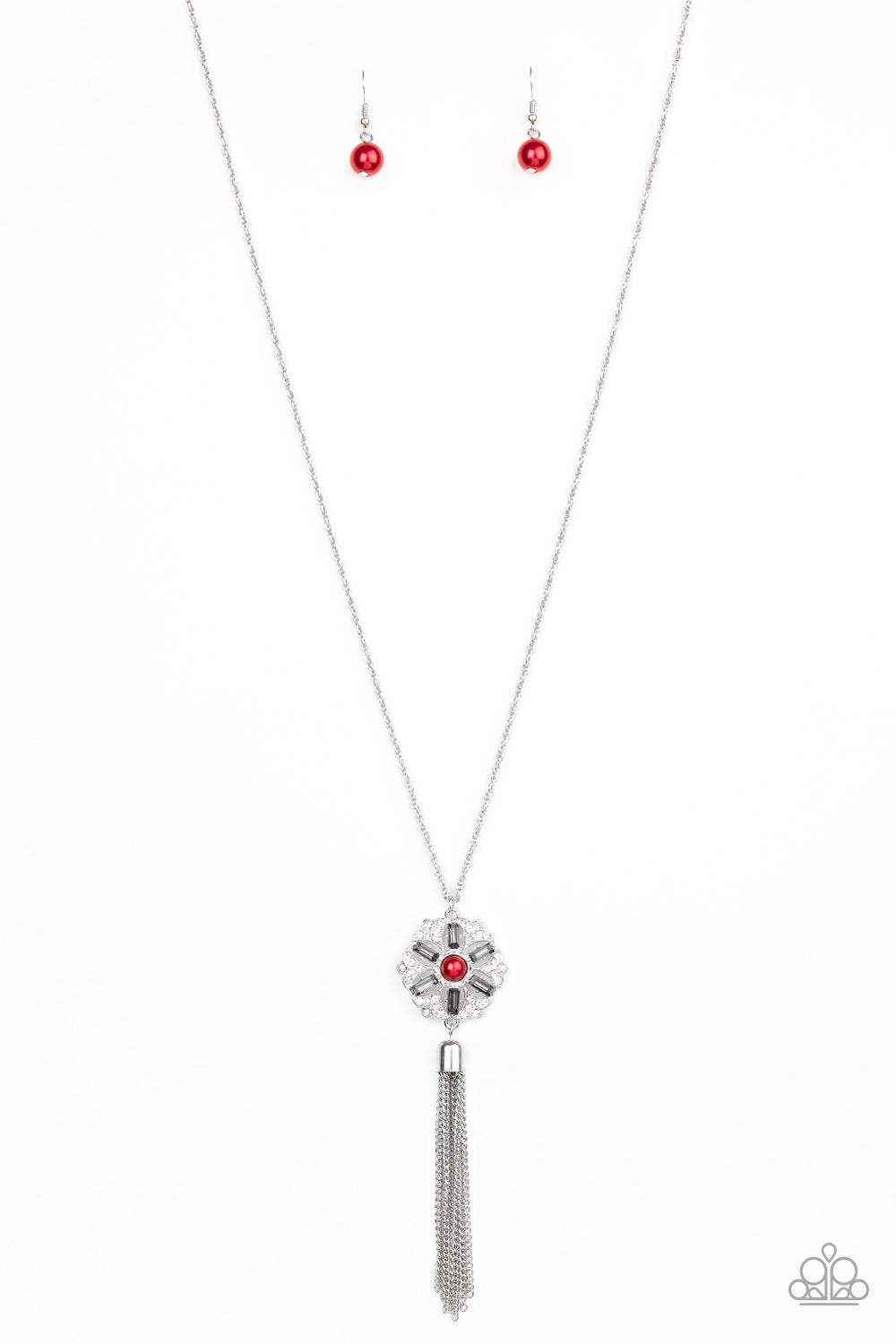 Fine Florals Red Paparazzi Necklace