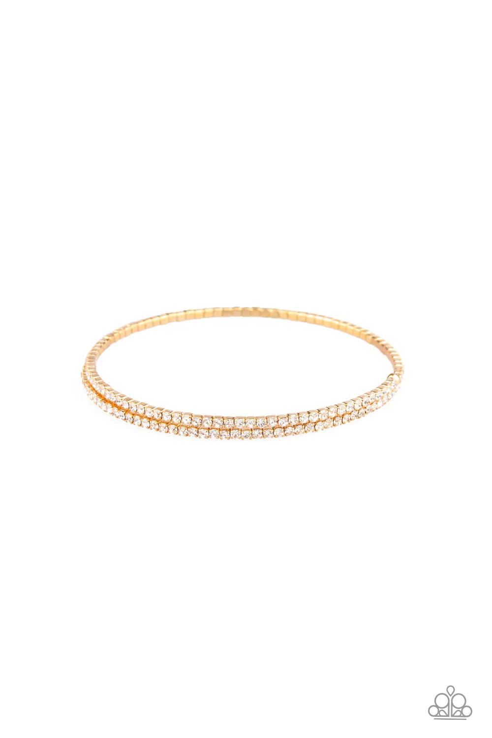 Sleek Sparkle Gold Paparazzi Bracelet