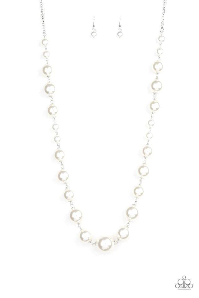 Pearl Prodigy White Paparazzi Necklace