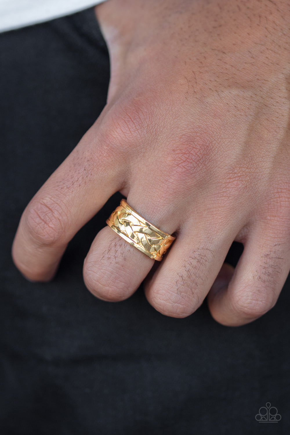 Game Over - Gold Paparazzi Urban Ring