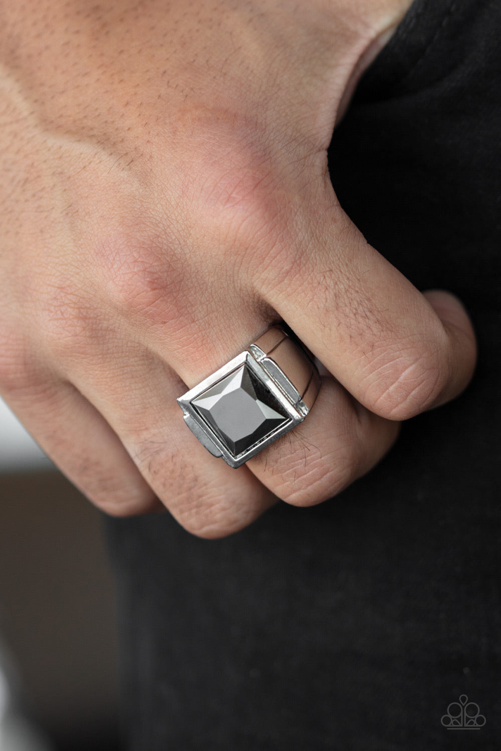 All About the Benjamins - Silver Paparazzi Urban Ring