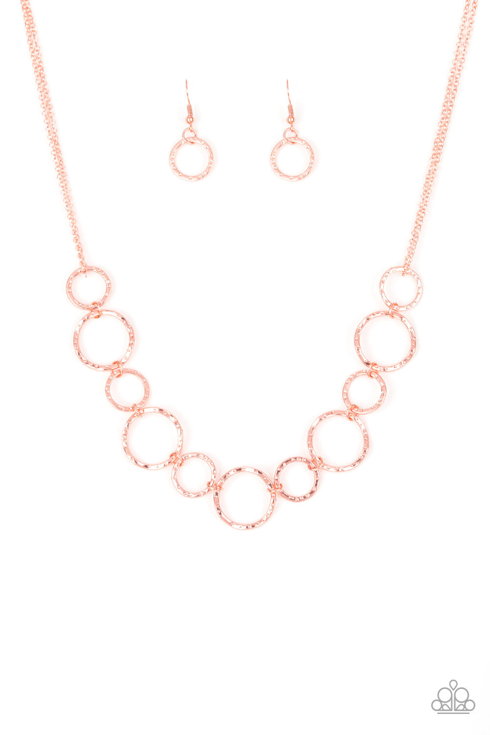 Circus Show - Copper Paparazzi Necklace