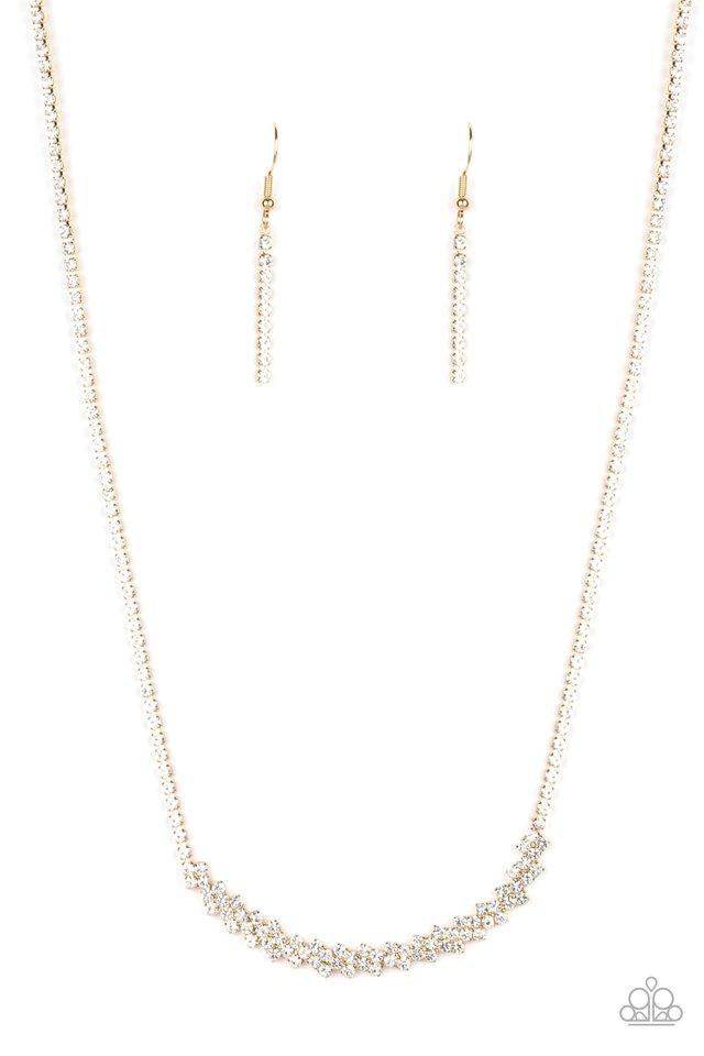Glamour Glow Gold Paparazzi Necklace