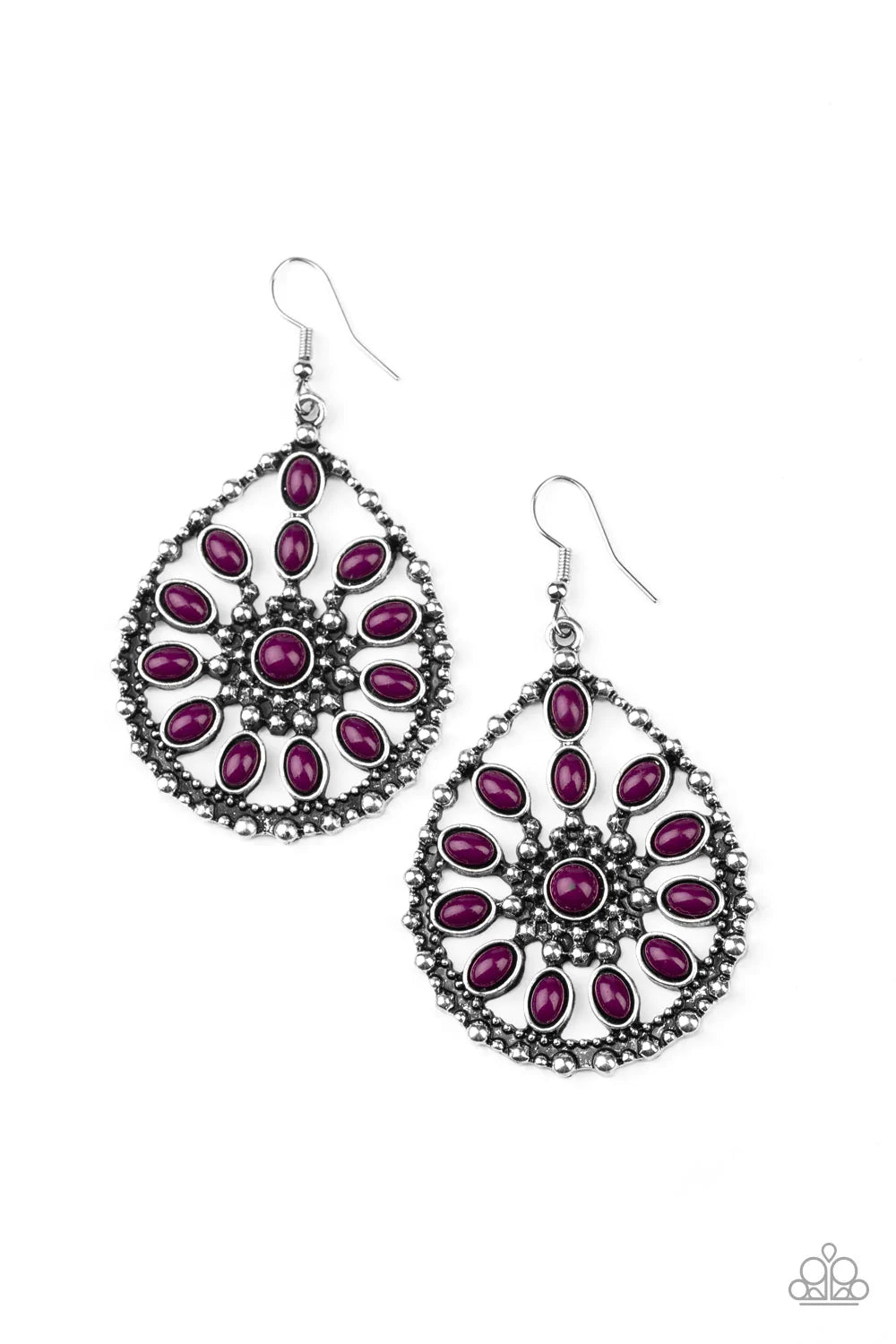 Free To Roam Purple Paparazzi Earrings