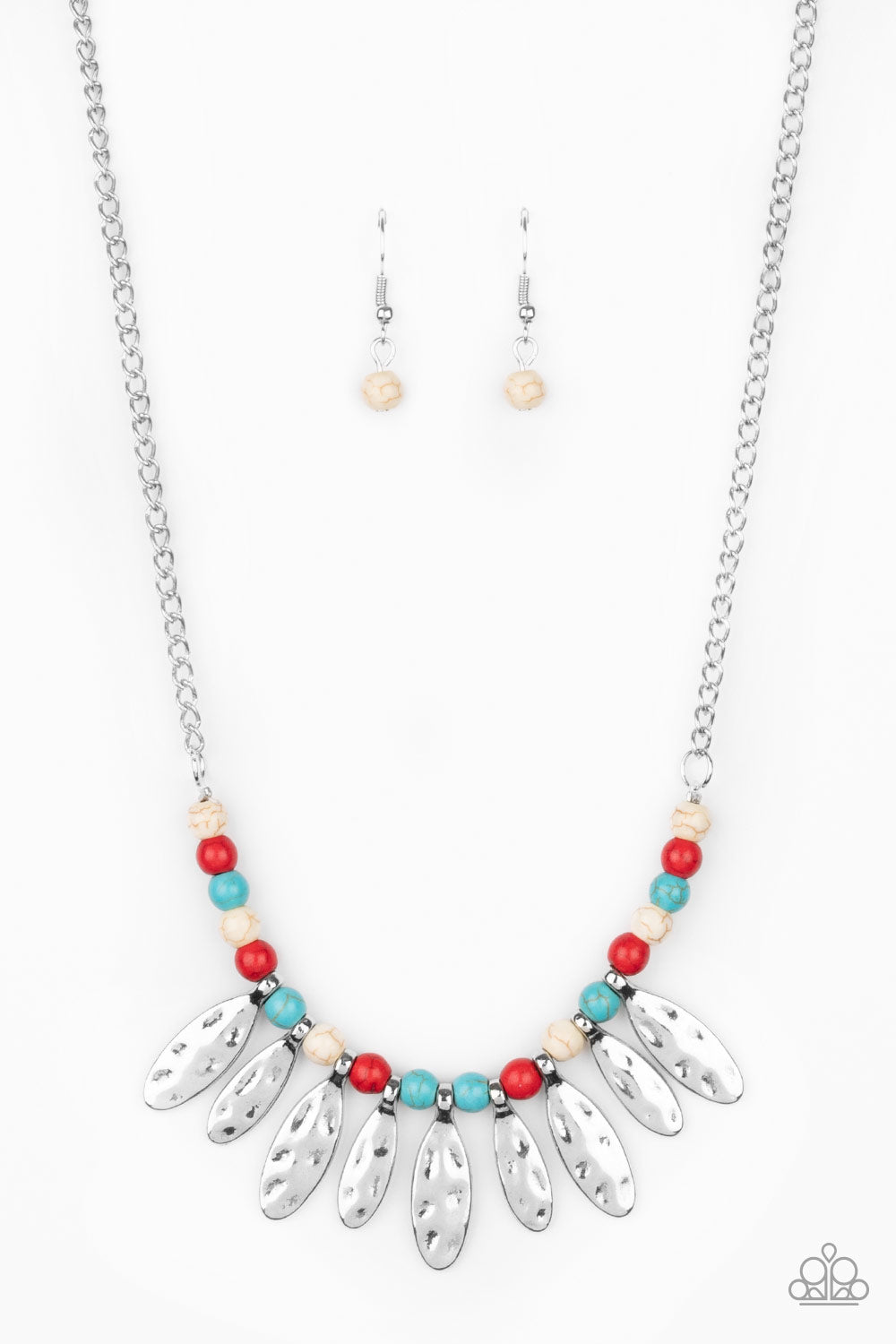 Neutral TERRA-tory - Multi Paparazzi Necklace