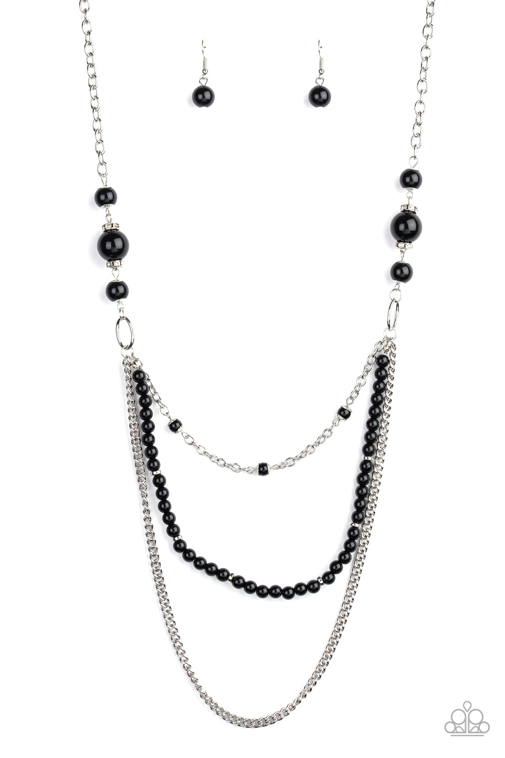 Very Vintage - Black Paparazzi Necklace