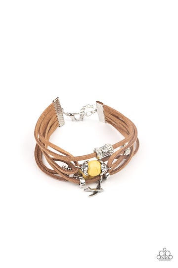 Canyon Flight Yellow Paparazzi Urban Bracelet