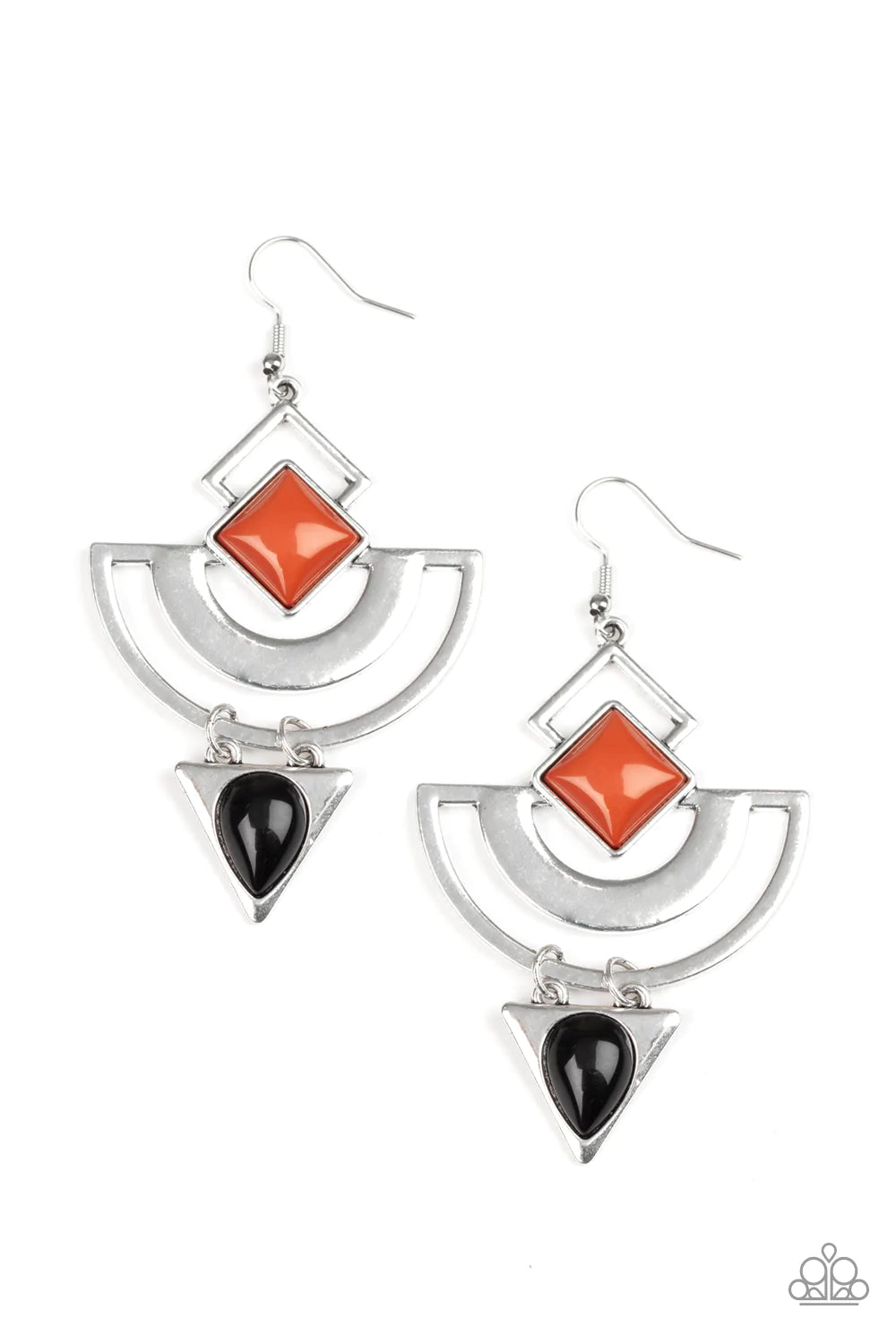 Geo Gypsy Multi Paparazzi Earrings