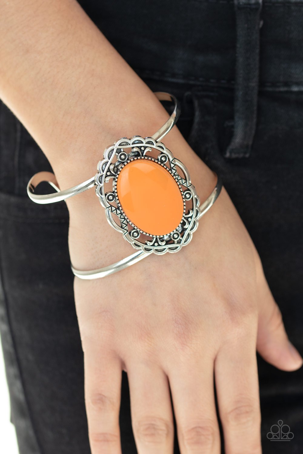 Vibrantly Vibrant Orange Paparazzi Bracelet