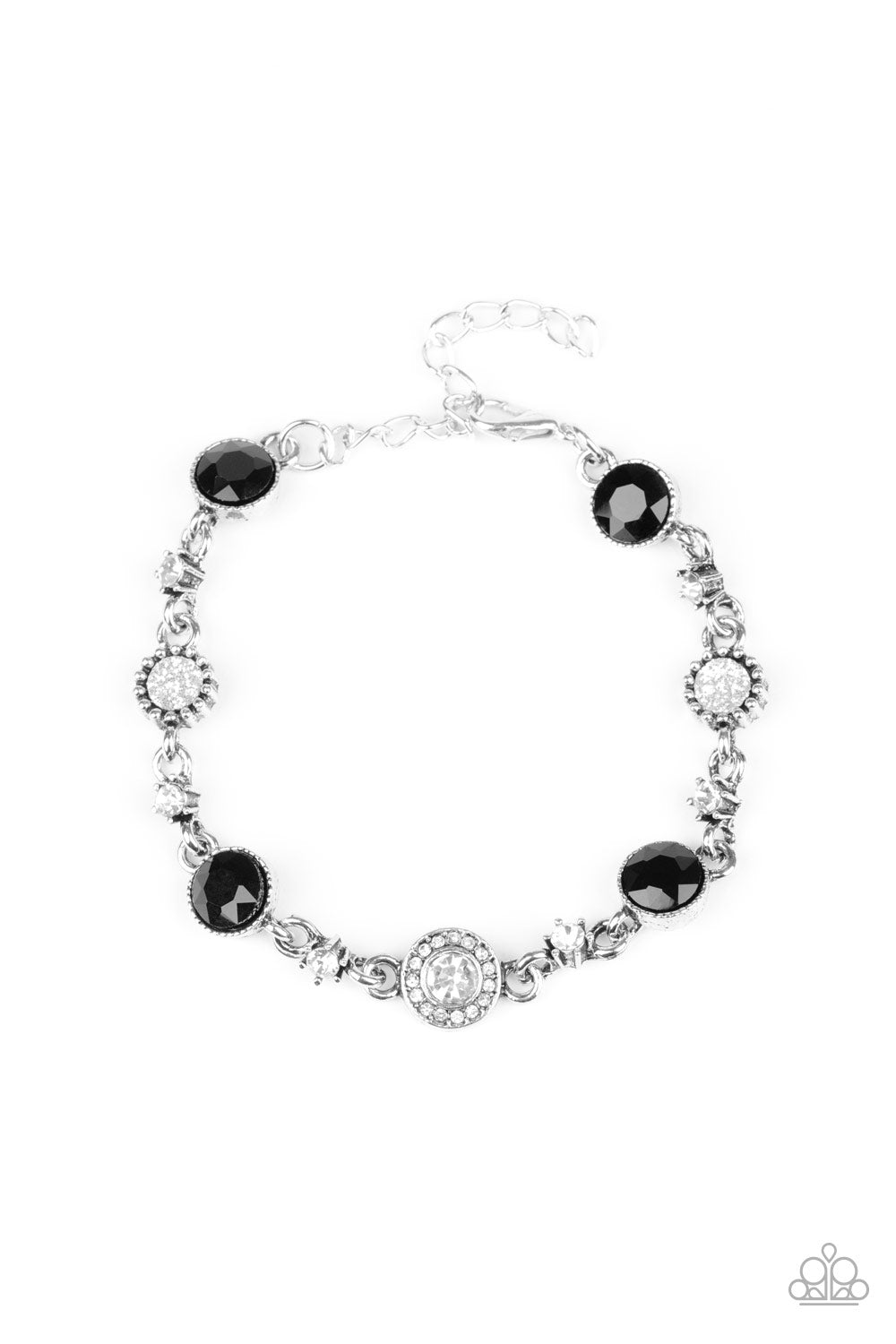 Stargazing Sparkle - Black Paparazzi Bracelet