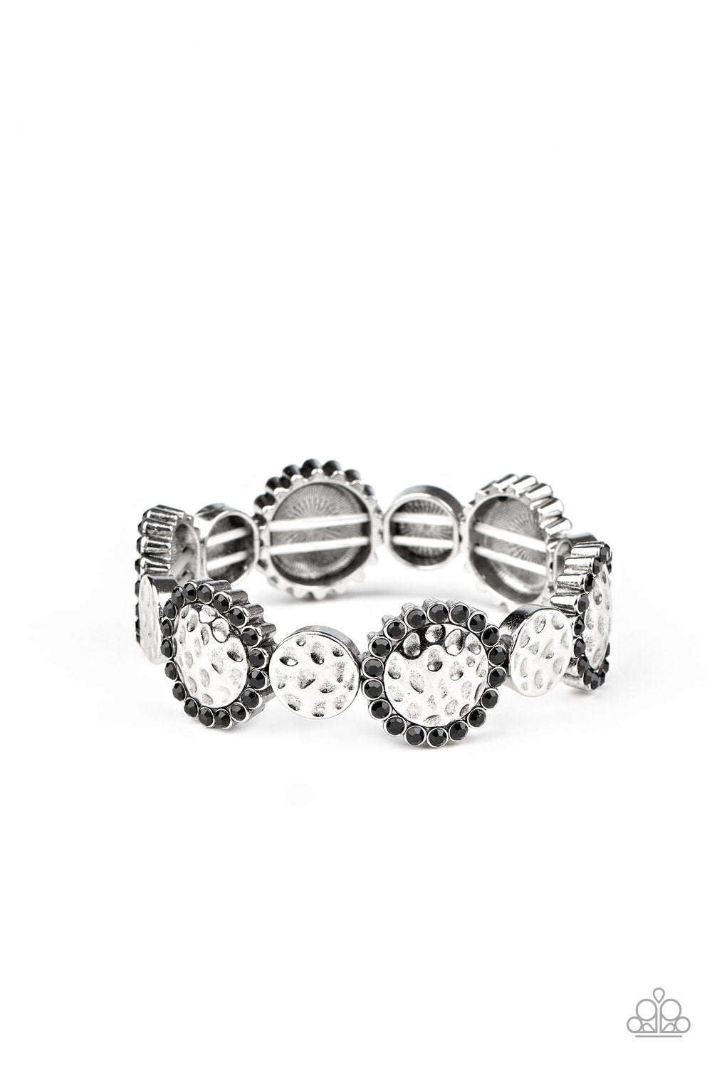 Mixed Up Metro - Black Paparazzi Bracelet