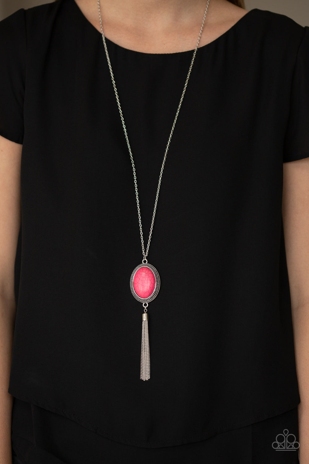 Nomadic Dramatics - Pink Paparazzi Necklace
